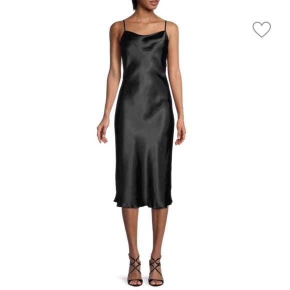 NWT Bebe Satin Bias Slip Dress size Medium - Picture 1 of 4